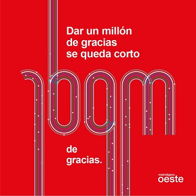 Metro Ligero Oeste se acerca al r�cord de los 100 millones de validaciones